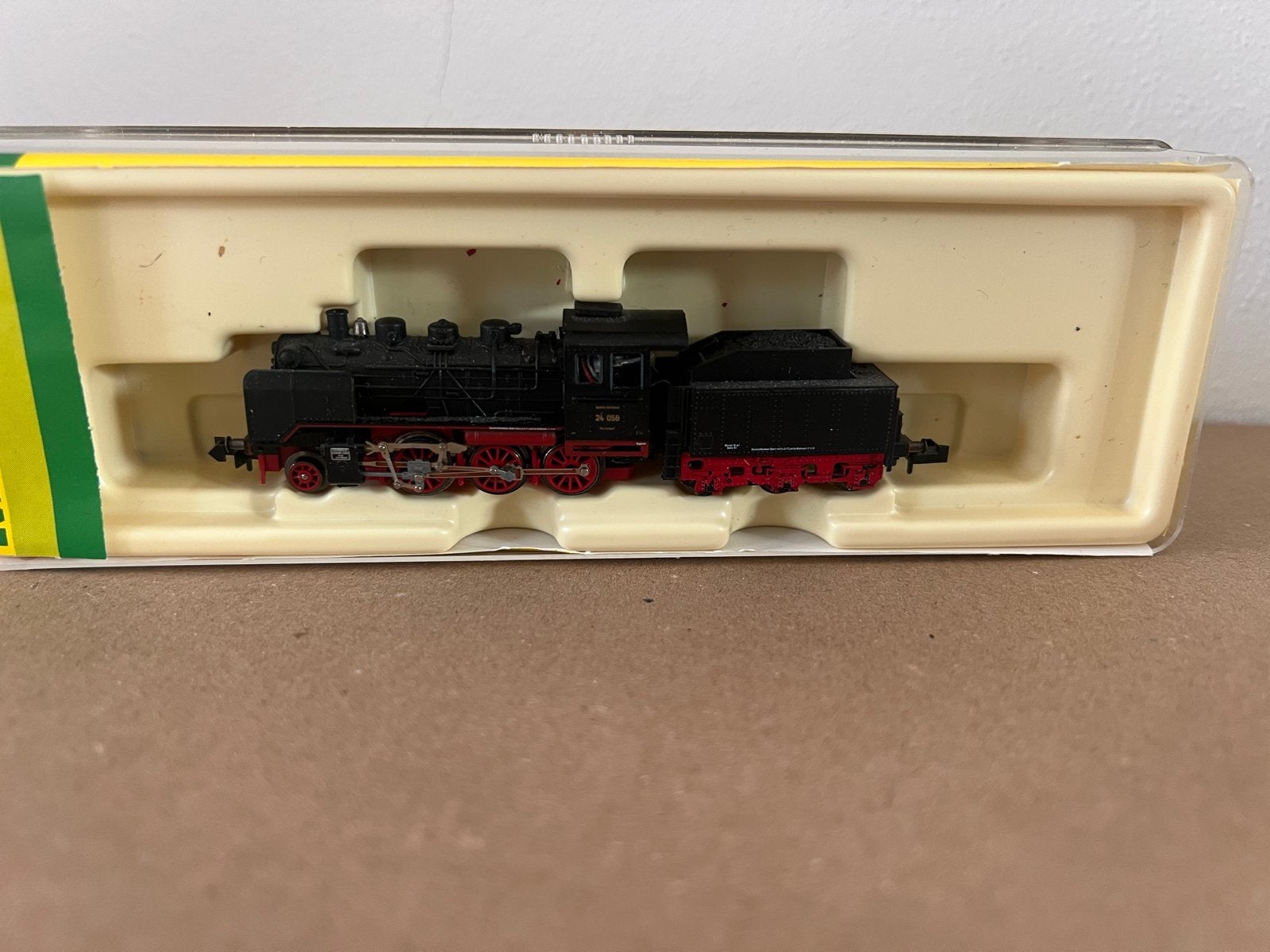 Minitrix 12027, dcc, Stoomlocomotief BR 24 058 N-spoor, Fleischmann, Ophalen of Verzenden, Zo goed als nieuw, Gelijkstroom