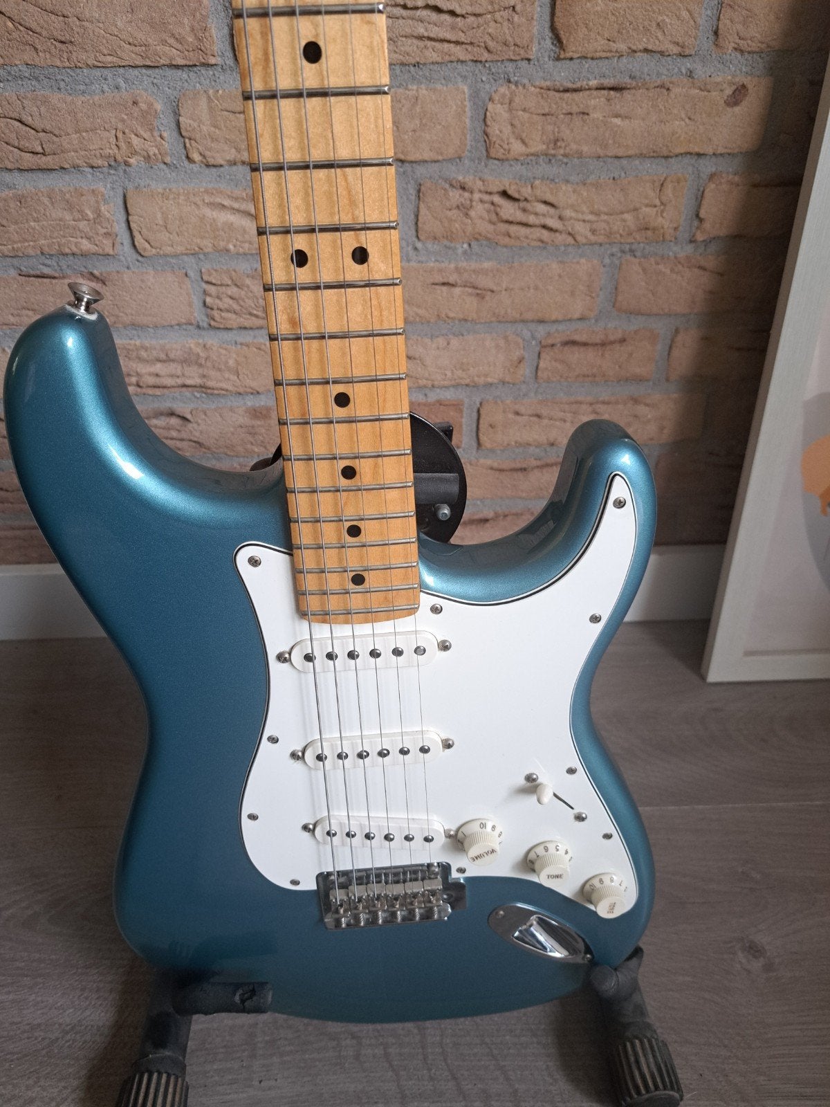 Fender Player Stratocaster Tidepool -  Maple, Ophalen, Zo goed als nieuw, Solid body, Fender