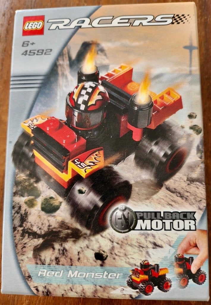 Lego Racers 4592 Red Monster uit 2002 - Nieuw!, Lego, Nieuw, Ophalen of Verzenden, Racers