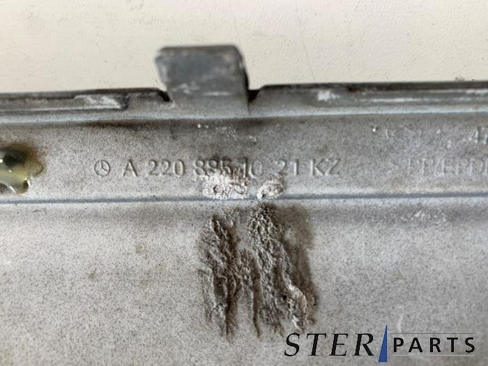 Bumperlijst rechts-achter van een Mercedes S-Klasse, Auto-onderdelen, Gebruikt, -, Ophalen of Verzenden, Bumper