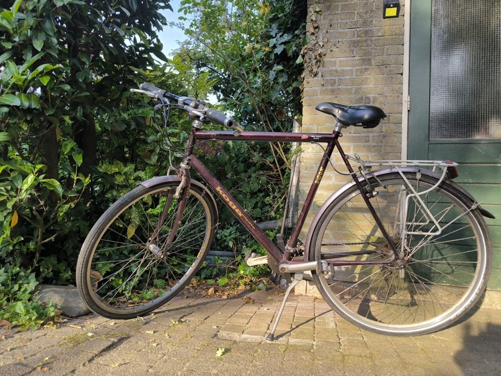 Paarse Koga Miyata Terraliner ~ 21 versn ~ Framemaat 60, Ophalen, Gebruikt, 57 tot 61 cm, Koga Miyata