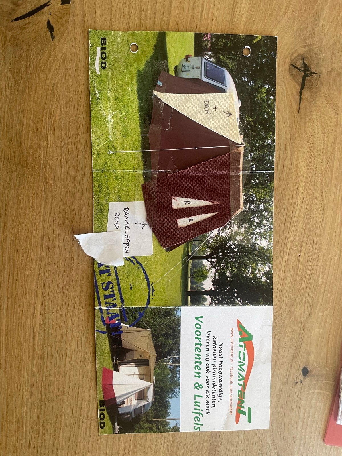 Retro voortent voor Eriba touring 310 caravan, Ophalen, Zo goed als nieuw, Overige merken