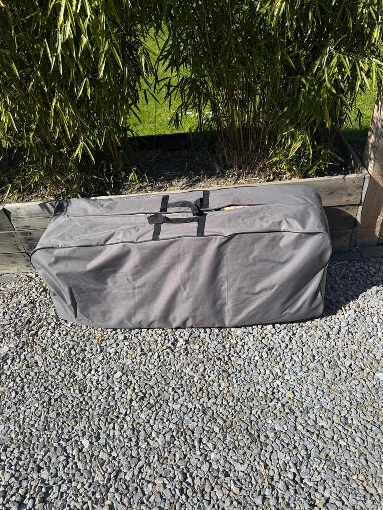 Prachtige Hartmann set tuinstoel kussens 4 x en parasol, Ophalen of Verzenden, Zo goed als nieuw