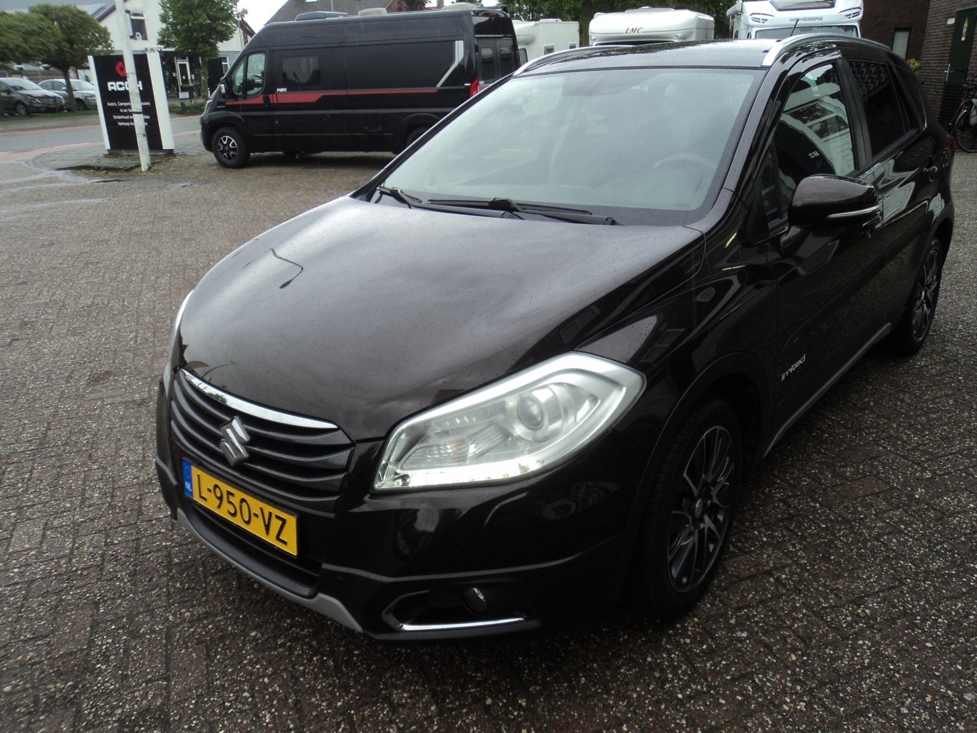 Suzuki SX4 S-Cross 1.6 Exclusive Cruise Stoelverwarming Appl, Stof, Gebruikt, 4 cilinders, Bruin