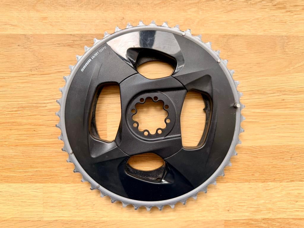 SRAM Force AXS D1 kettingbladen 48/35T, +/- 3500km, Crankstel of Pedalen, Gebruikt, Ophalen of Verzenden, Racefiets