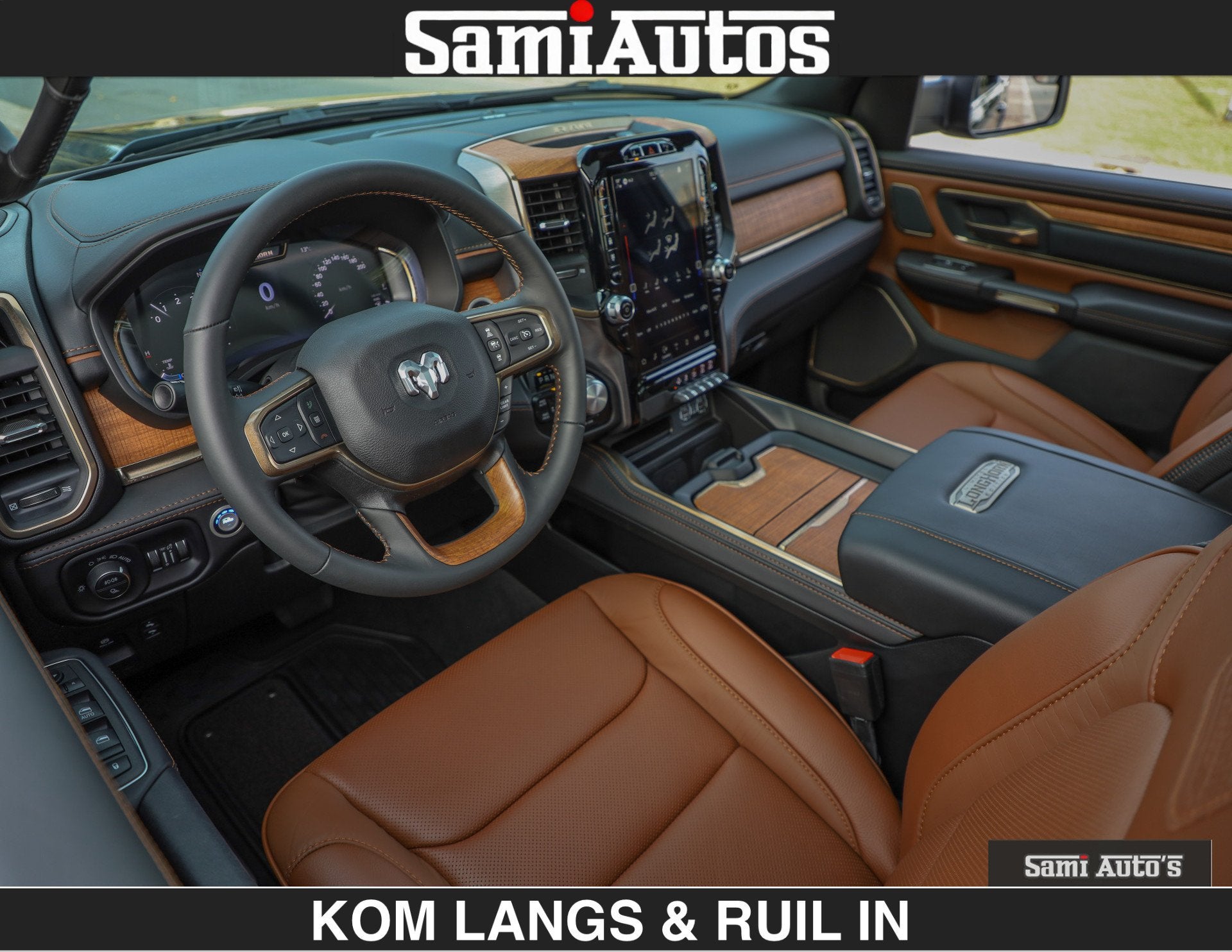 Dodge Ram BLACK OPS LONGHORN BRUIN LEDER 5,7L V8 HEMI | VIRT, Auto's, Automaat, Dealer onderhouden, Gebruikt, 5654 cc