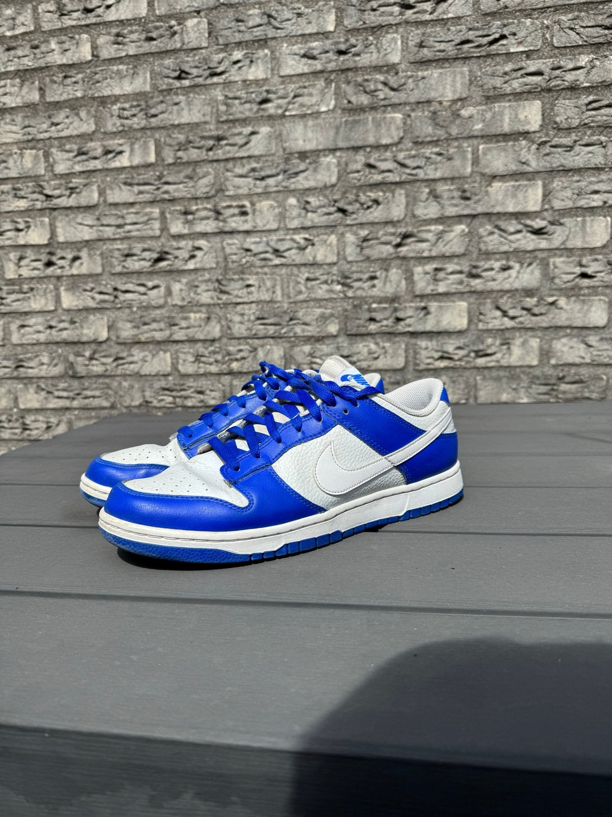 Nike Dunk Low Royal Blue White Sneakers Maat 44.5, Kleding | Heren, Schoenen, Ophalen, Gedragen, Blauw, Sneakers of Gympen