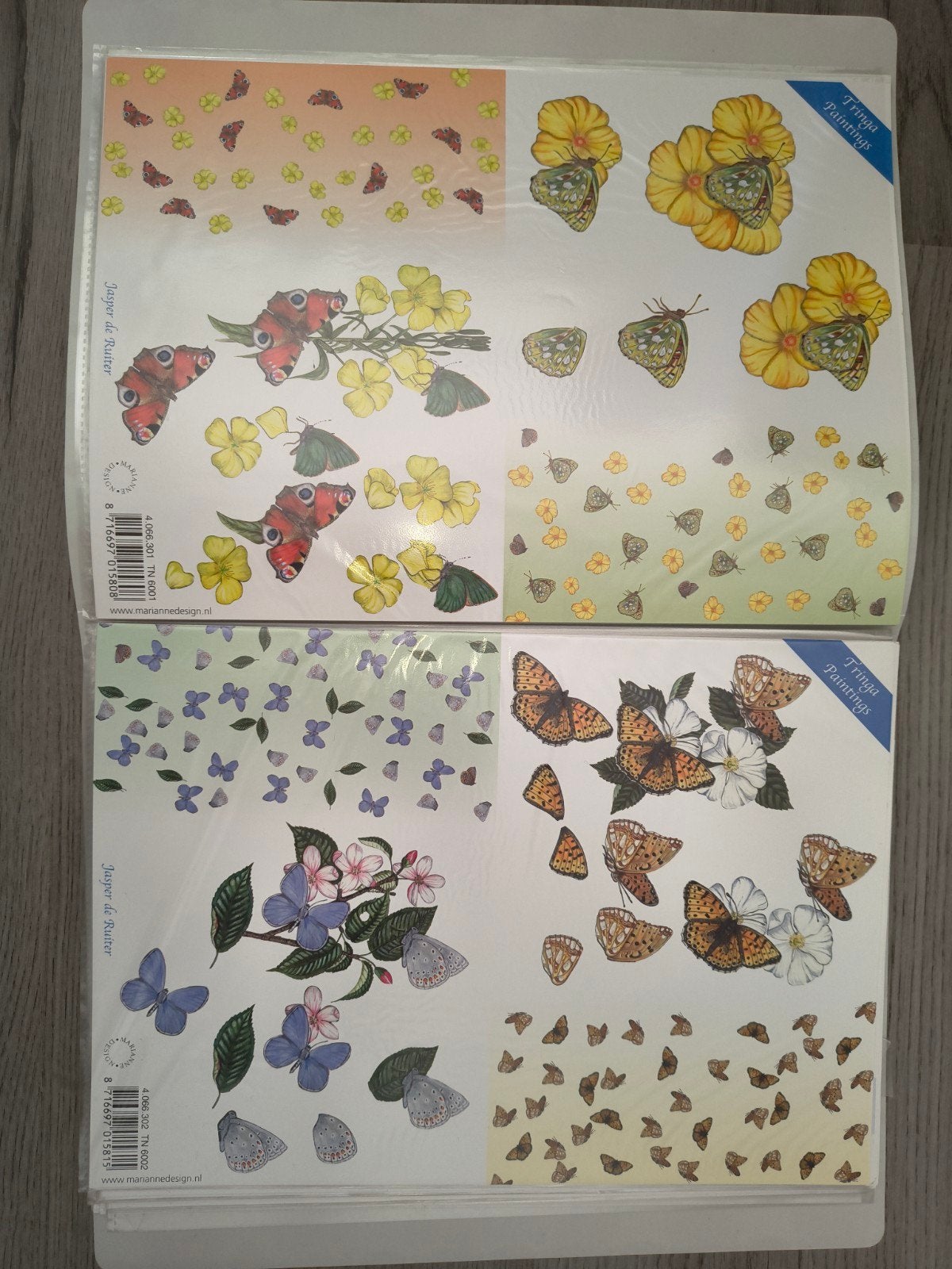 Map met knipvellen, Hobby en Vrije tijd, Scrapbooking, Ophalen of Verzenden, Nieuw