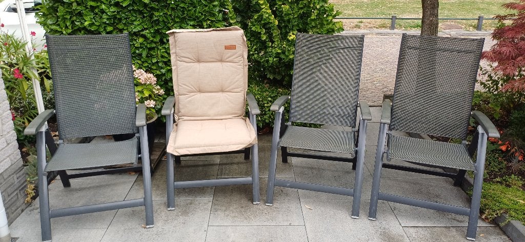Terrasstoelen, Ophalen, Gebruikt, Kunststof, Inklapbaar