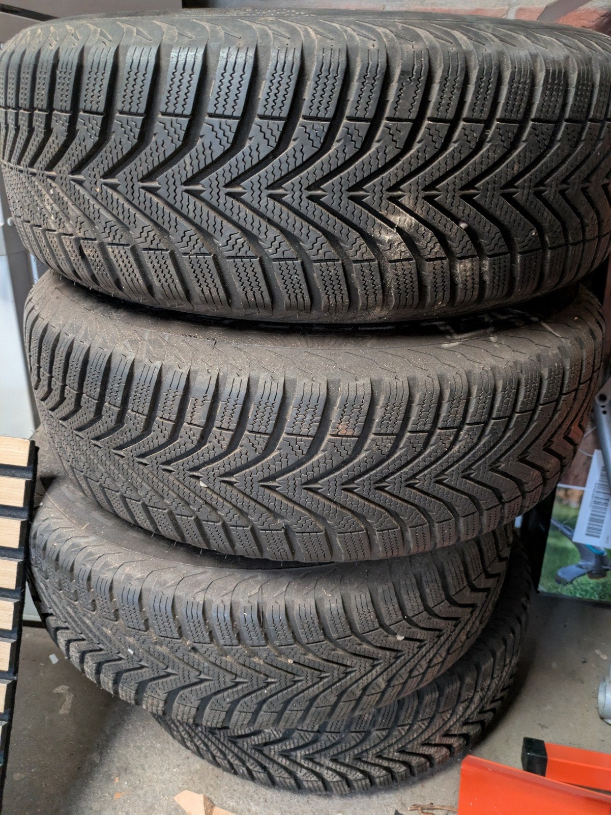 4x Vredestein Winterbanden 195/65 R15 91T, Ophalen, 15 inch, Winterbanden, Personenwagen