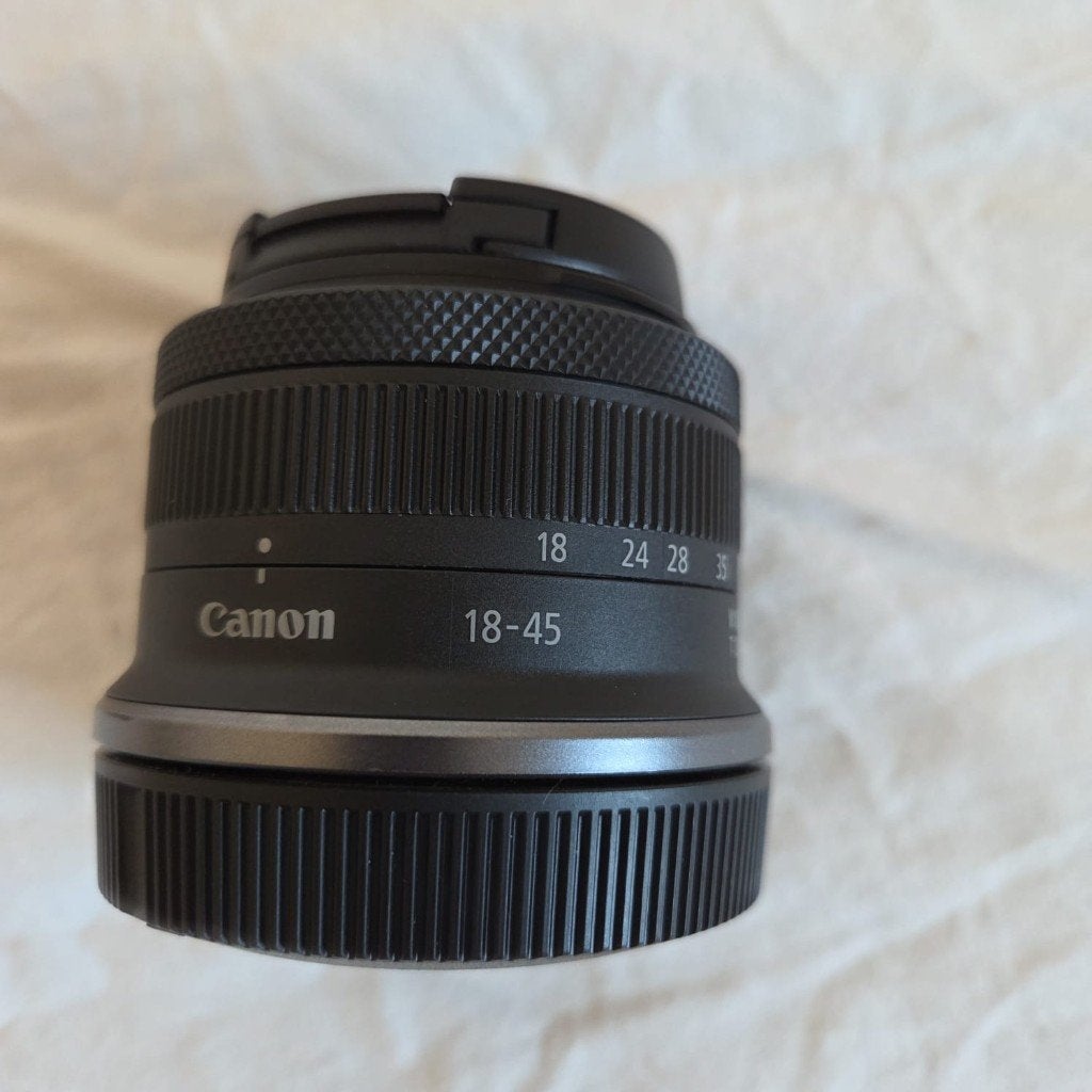 Canon RF-S 18-45mm F/4.5-6.3 IS STM, Audio, Tv en Foto, Fotografie | Lenzen en Objectieven, Autofocus, Gebruikt, Canon, Canon RF
