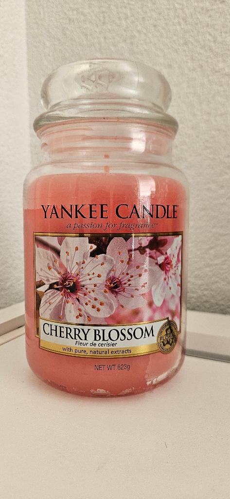Yankee Candle Cherry Blossom Large, Overige materialen, Nieuw, Ophalen of Verzenden, Kaars
