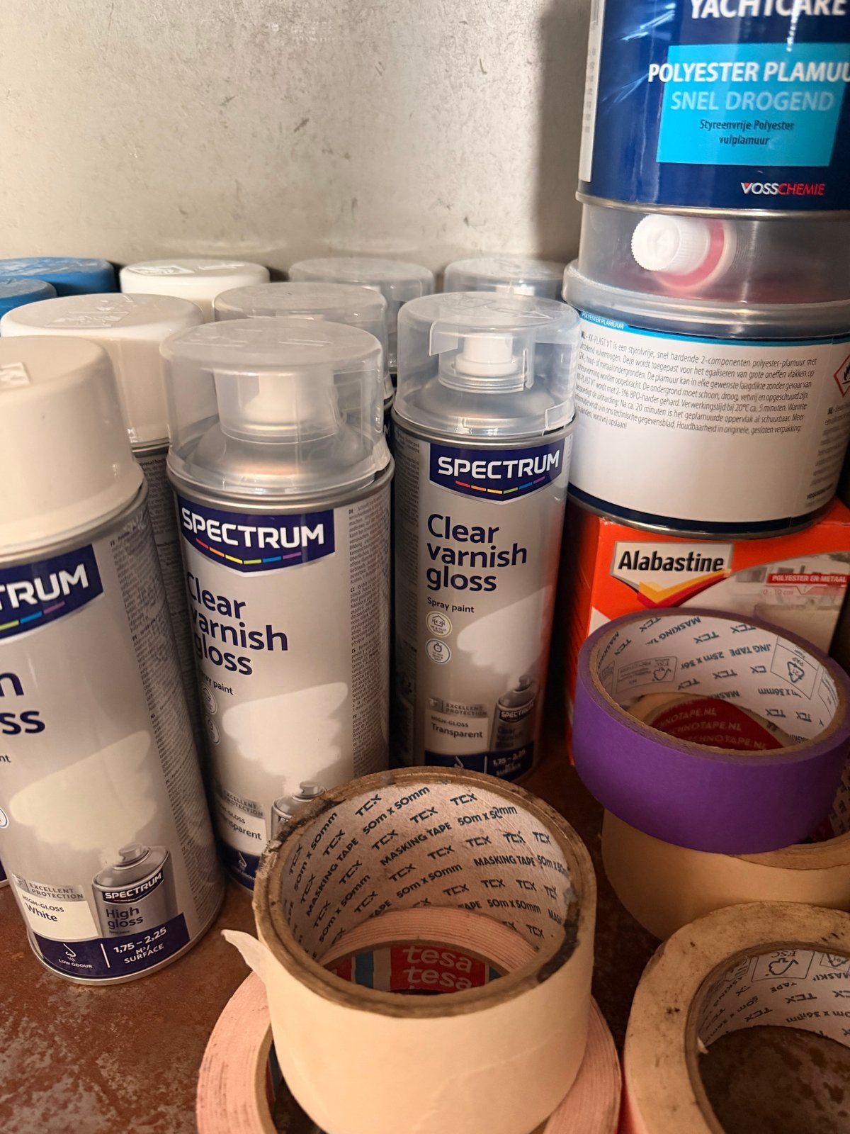 5x Spectrum Clear Vernish Gloss Spray Paint - Nieuw, Ophalen of Verzenden, Nieuw, Overige typen