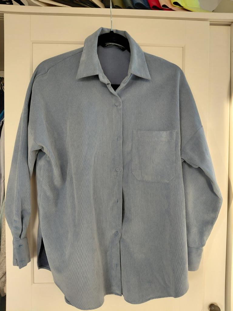 Blauwe blouse x Zara, Blauw, Ophalen of Verzenden, Zo goed als nieuw, Maat 34 (XS) of kleiner