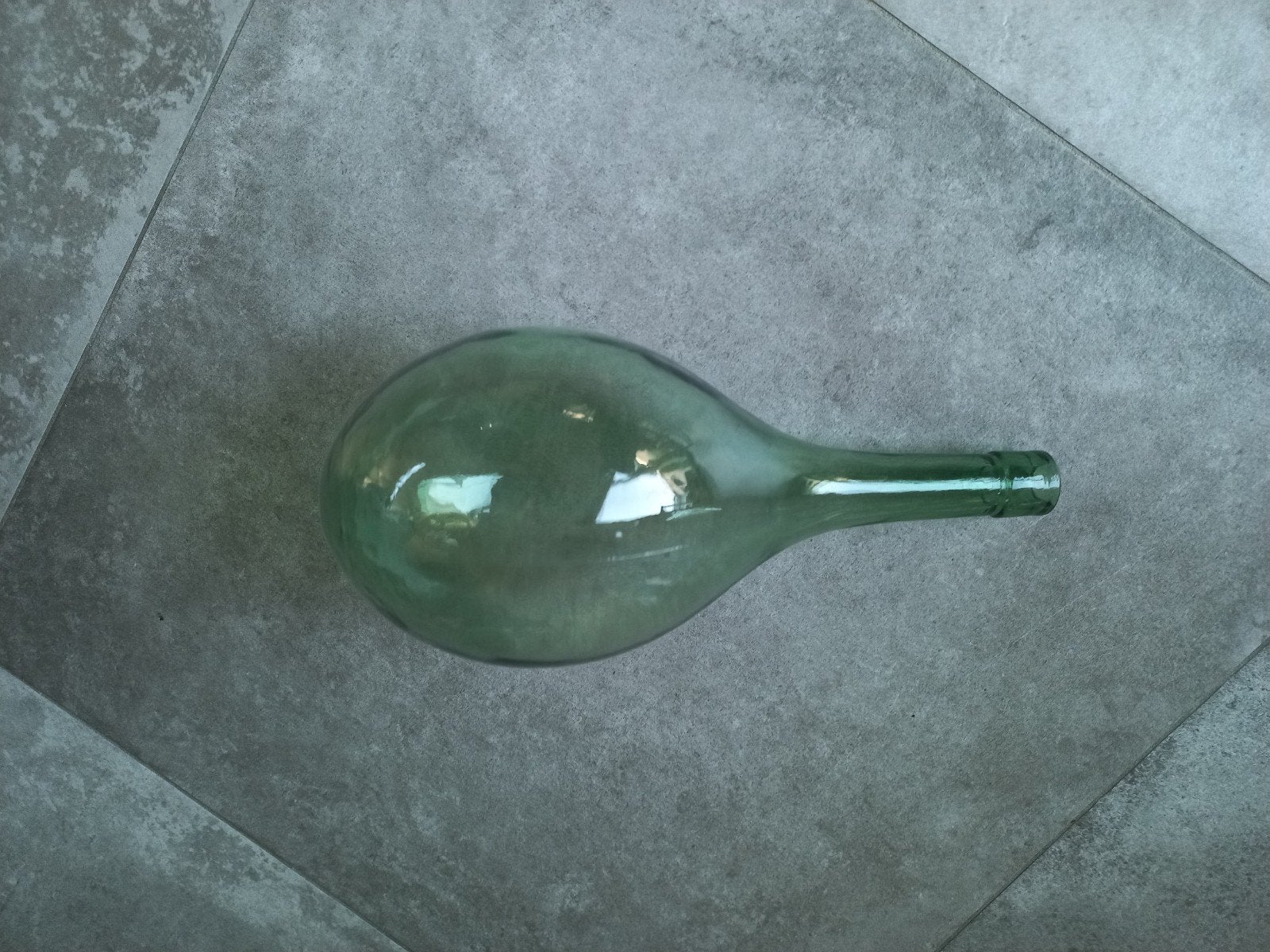 Fles groen glas, Ophalen of Verzenden