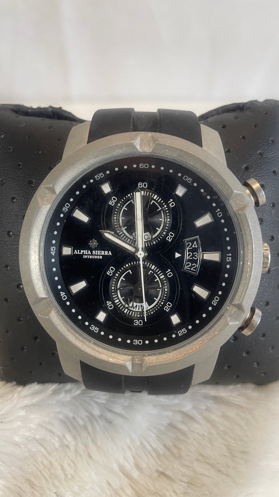 Alpha Sierra Intruder A-6S.119 Herenhorloge, Overige merken, Gebruikt, Staal, Polshorloge