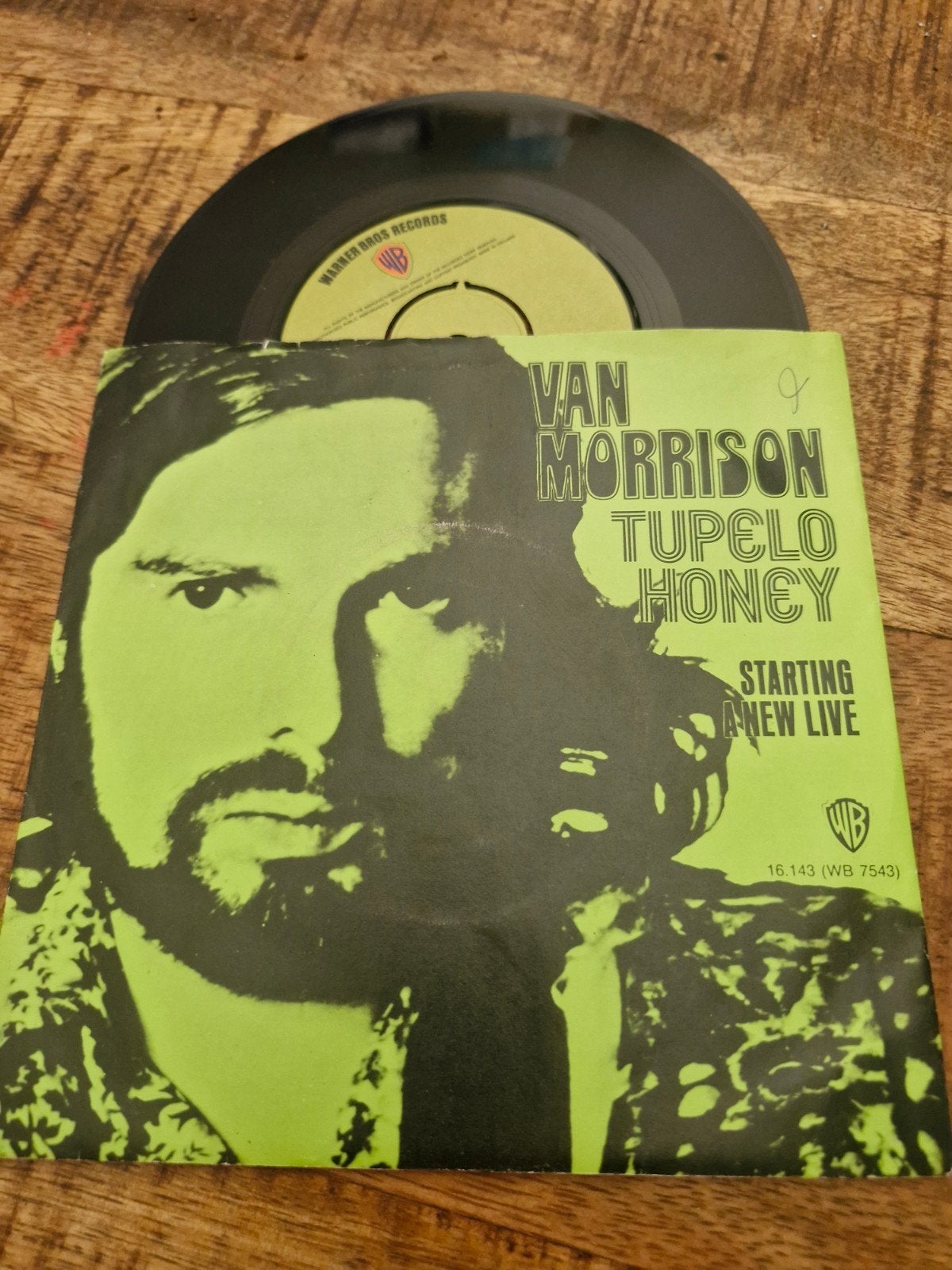 Van Morrison - Tupelo Honey / Starting A New Live (Single), Gebruikt, 7 inch, Pop, EP