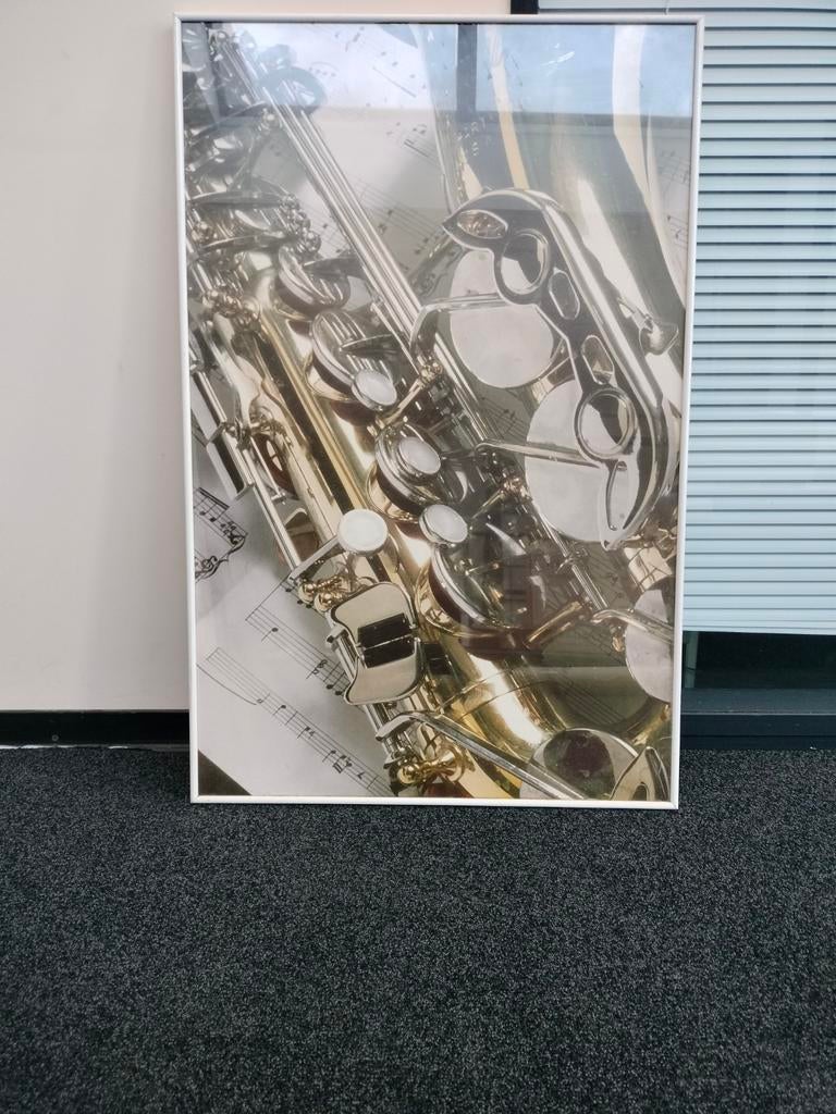 Lijst, Huis en Inrichting, Woonaccessoires | Lijsten, Ophalen, Metaal of Aluminium, Zo goed als nieuw, 75 cm of meer