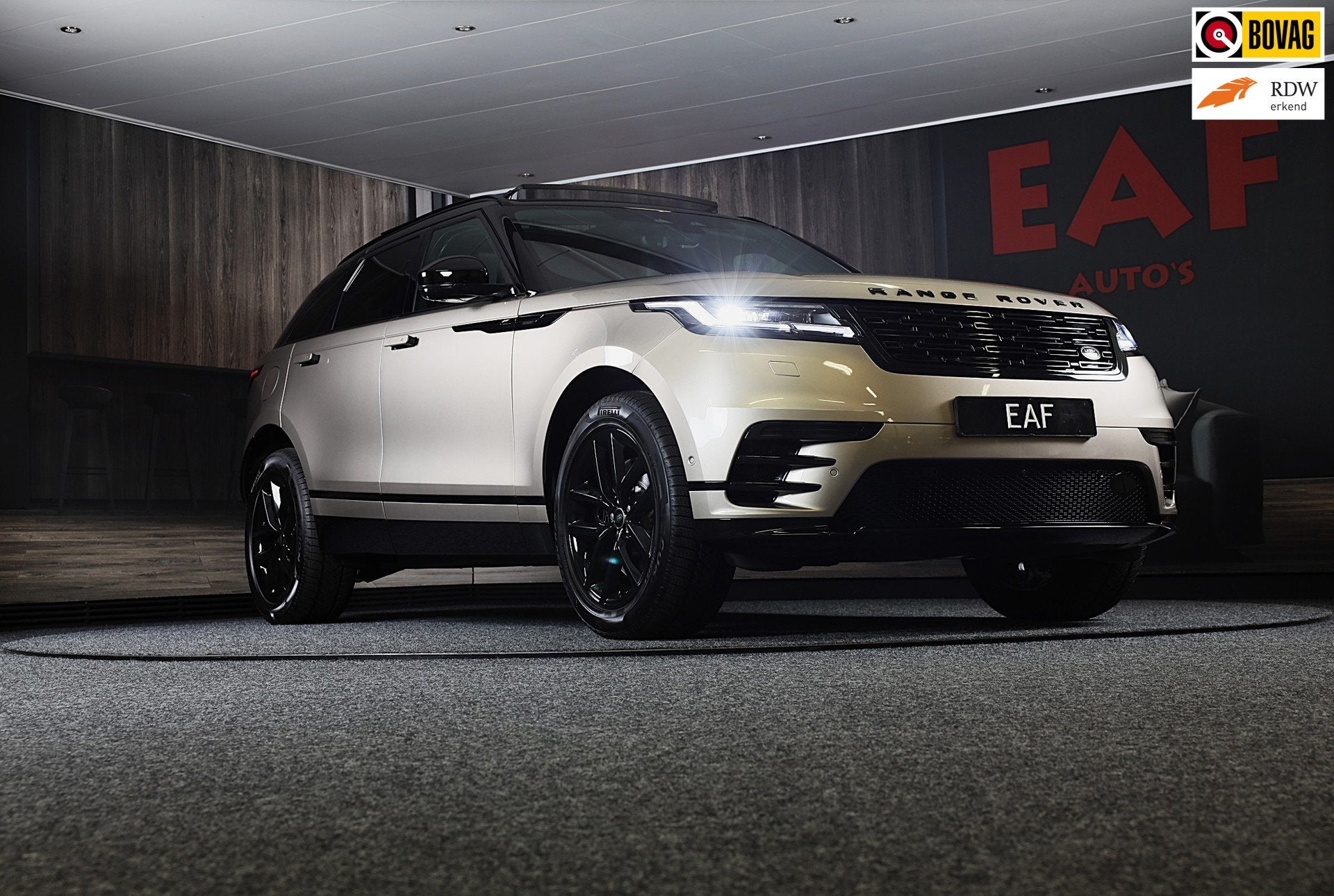 Land Rover Range Rover Velar 3.0 P400 AWD Dynamic SE MHEV /, Automaat, Adaptive Cruise Control, Gebruikt, Zwart