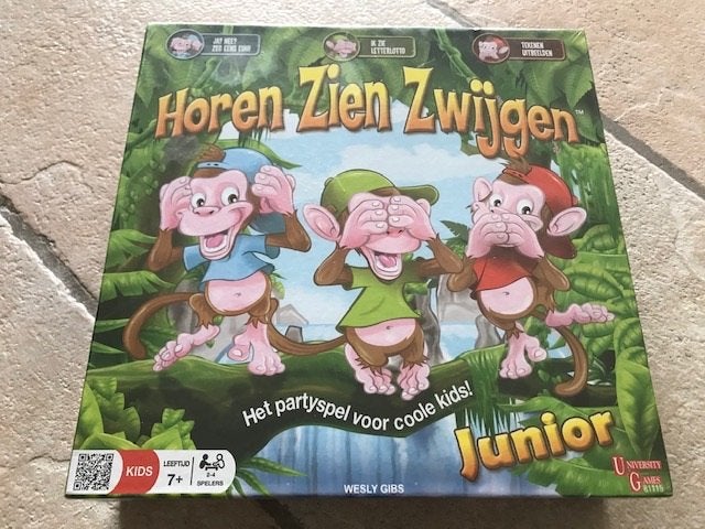 Horen zien zwijgen junior spel nieuw in verpakking, Ophalen of Verzenden, Nieuw