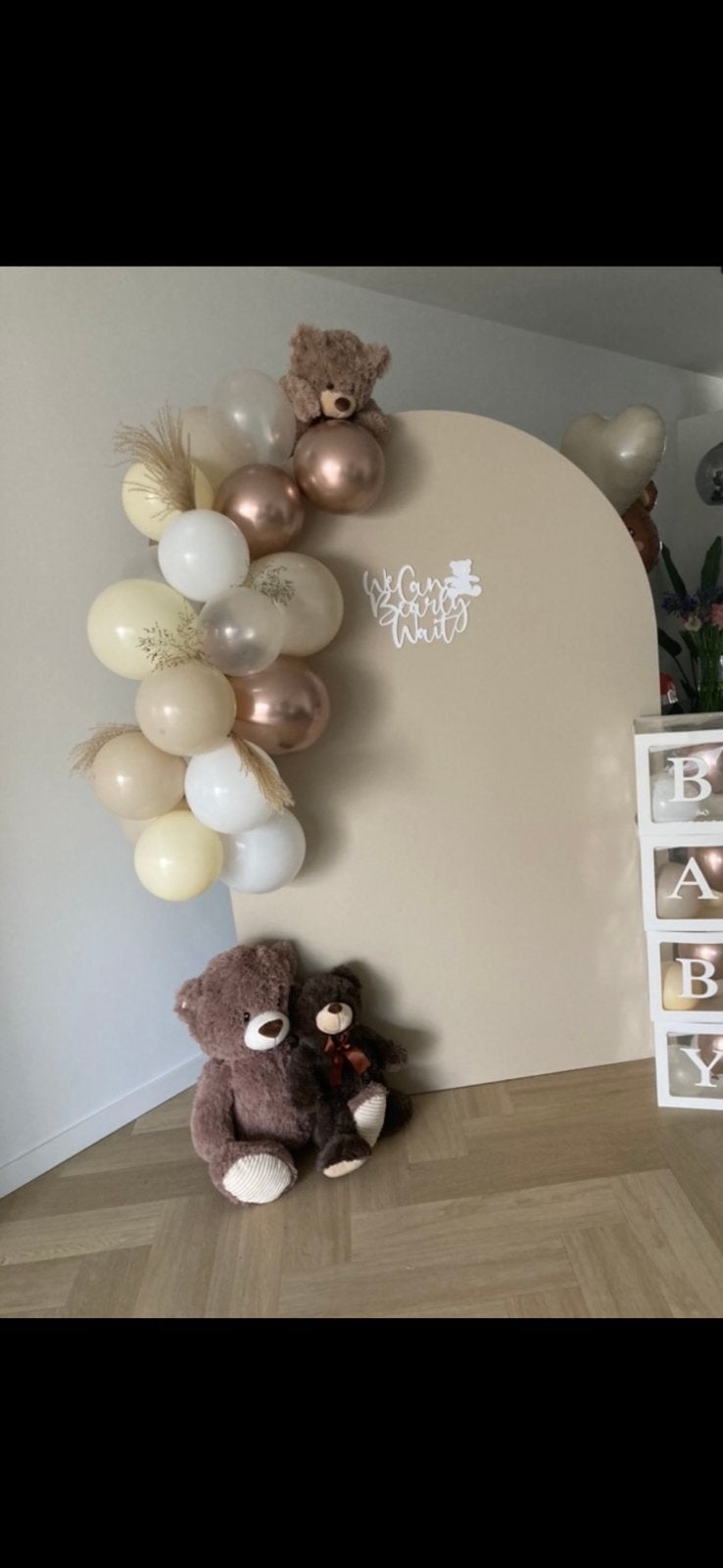 Leuk bord voor een babyshower (zonder decoratie), Ophalen, Gebruikt