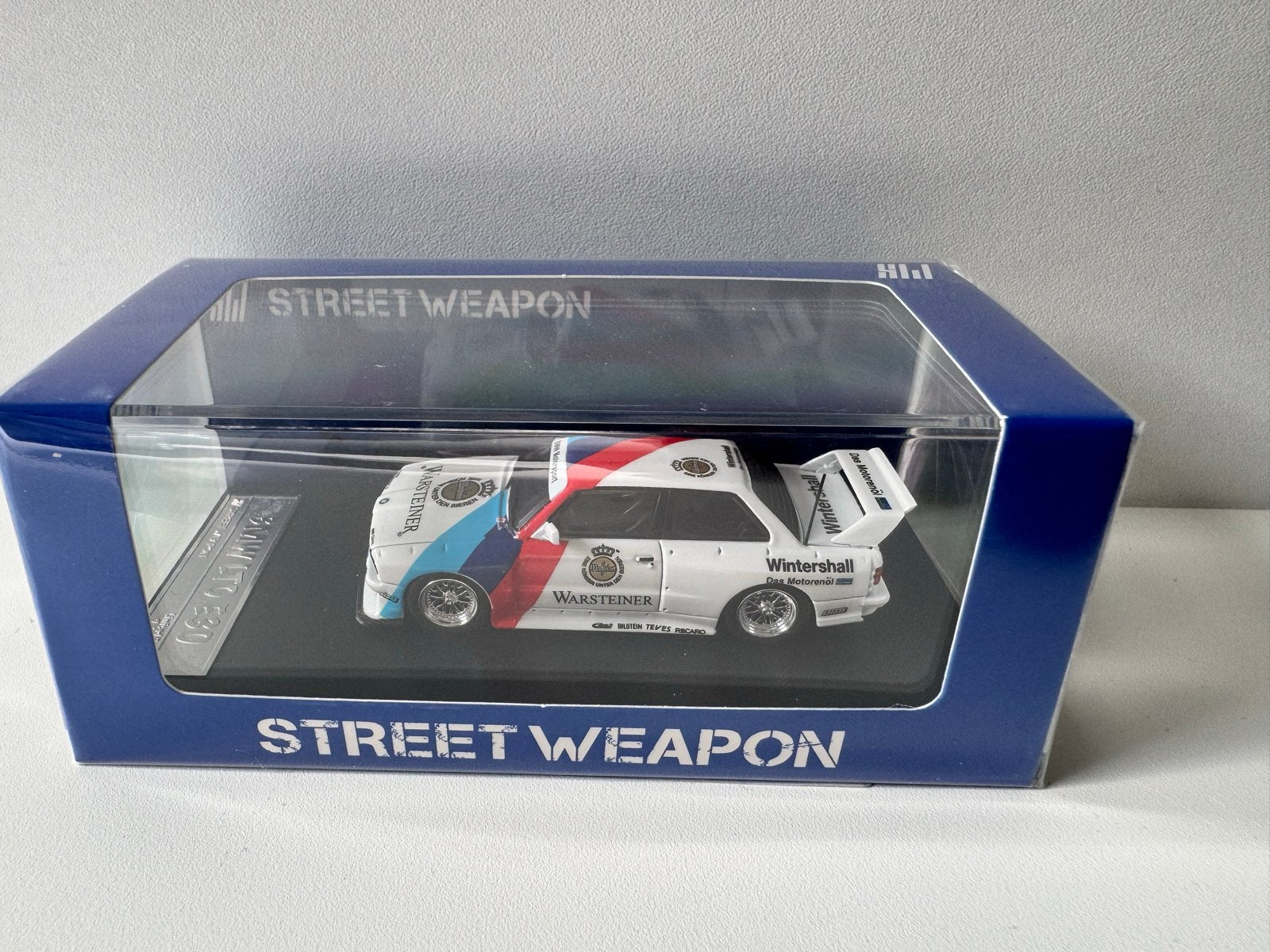 BMW E30 M3 Warsteiner Street Weapon schaalmodel, Ophalen of Verzenden, Nieuw, Overige typen