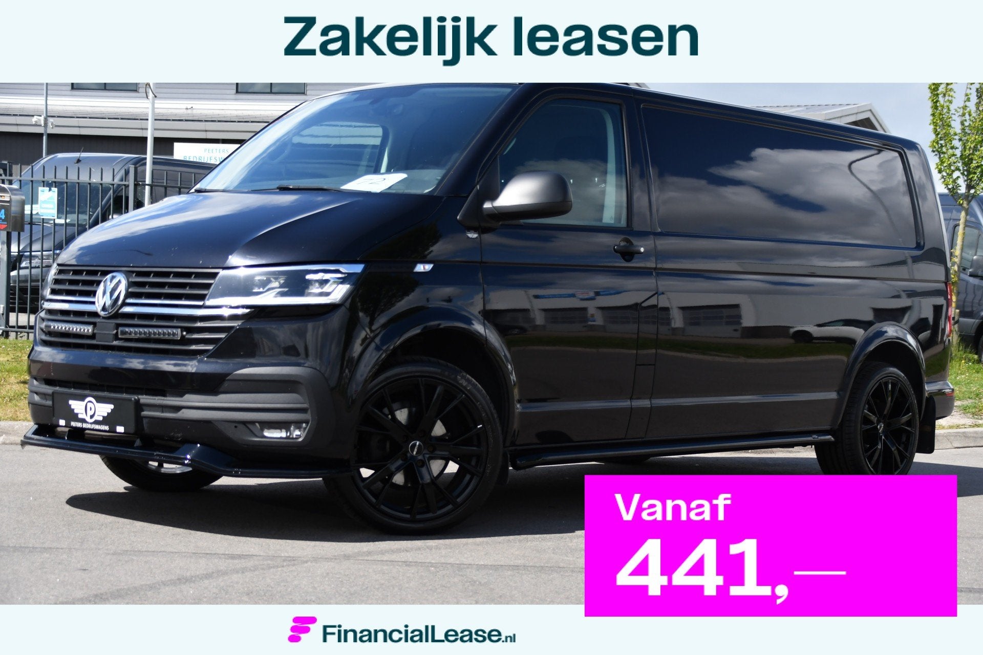 Volkswagen Transporter 2.0 TDI L2H1 30 Highline Black Editio, Stof, Gebruikt, 4 cilinders, 150 pk
