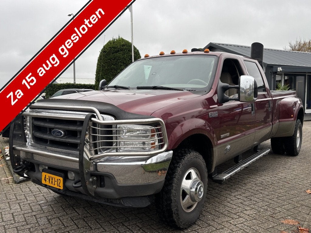Ford USA F-350 6.0 Super Duty Turbo Diesel Dually Youngtimer, Auto's, Bestelauto's, 3160 kg, Gebruikt, 8 cilinders, Leder