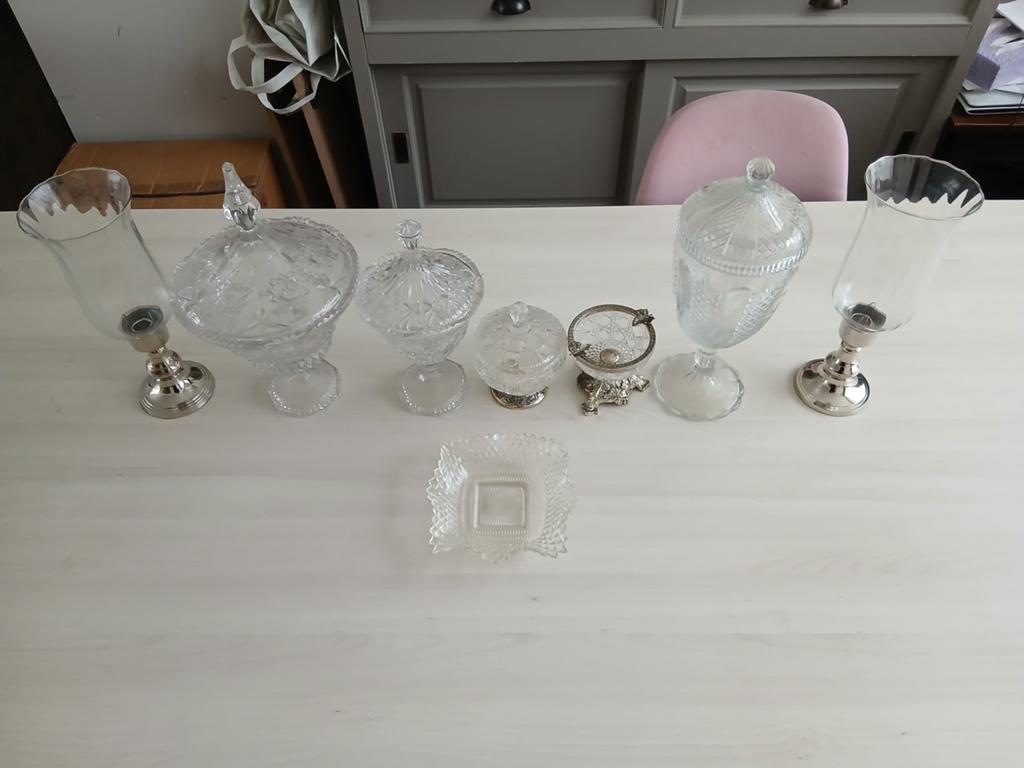 Diverse antiek glaswerk, Antiek en Kunst, Ophalen of Verzenden