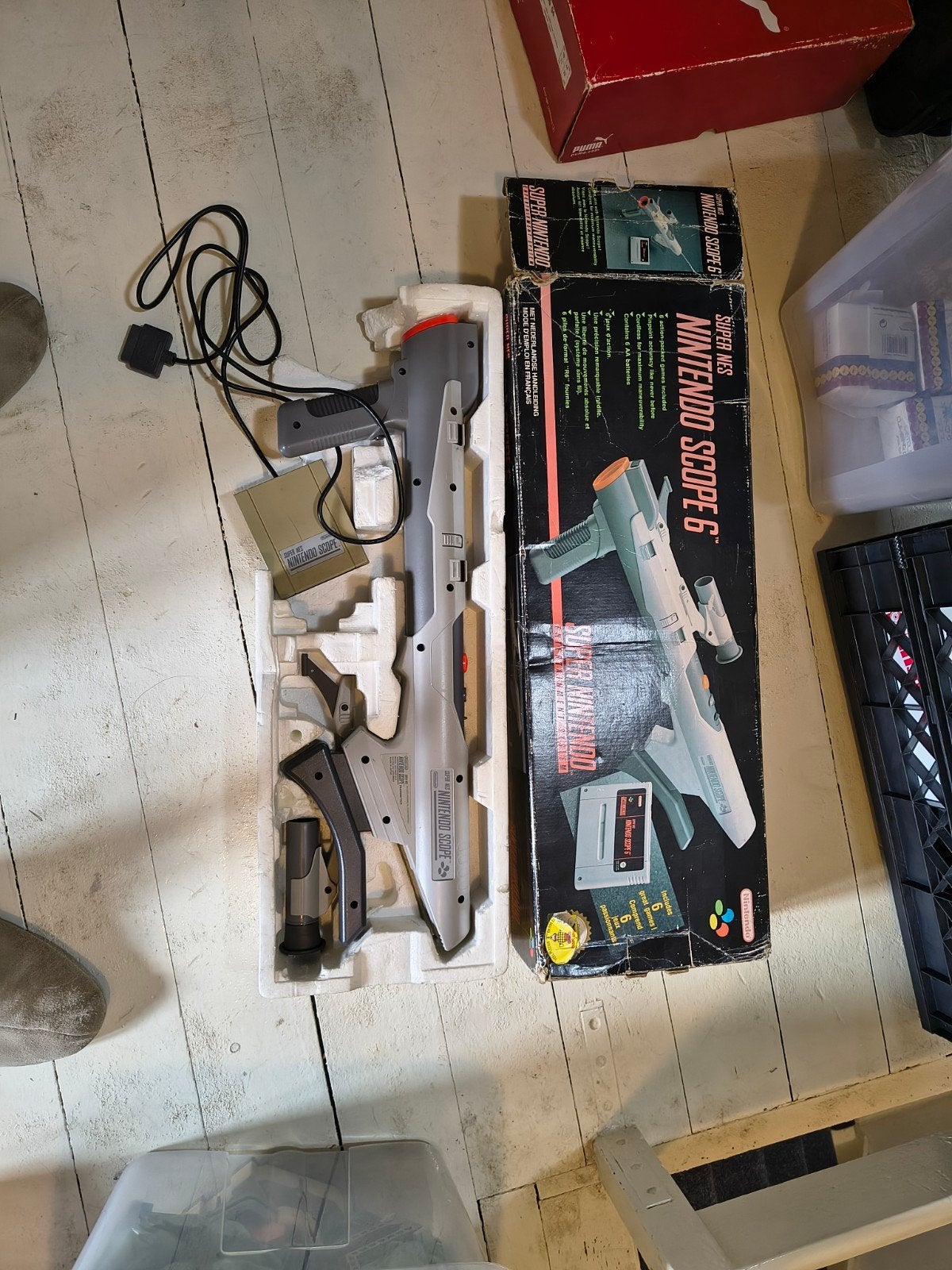 Super Nintendo SNES Scope 6 - Compleet met spel, Spelcomputers en Games, Spelcomputers | Nintendo Super NES, Ophalen of Verzenden
