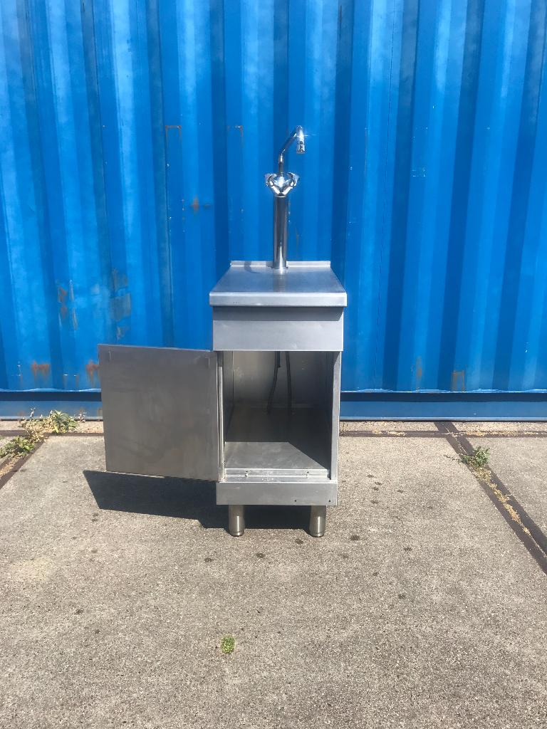 compact RVS spoelunit kastje met lade element, Ophalen, 50 tot 100 cm, Zo goed als nieuw, Minder dan 100 cm