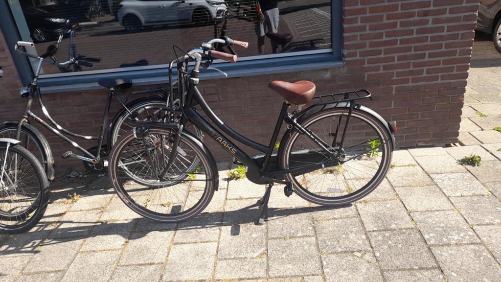 Raahs fiets zwart, Ophalen of Verzenden, Zo goed als nieuw, Schijfrem, Overige merken