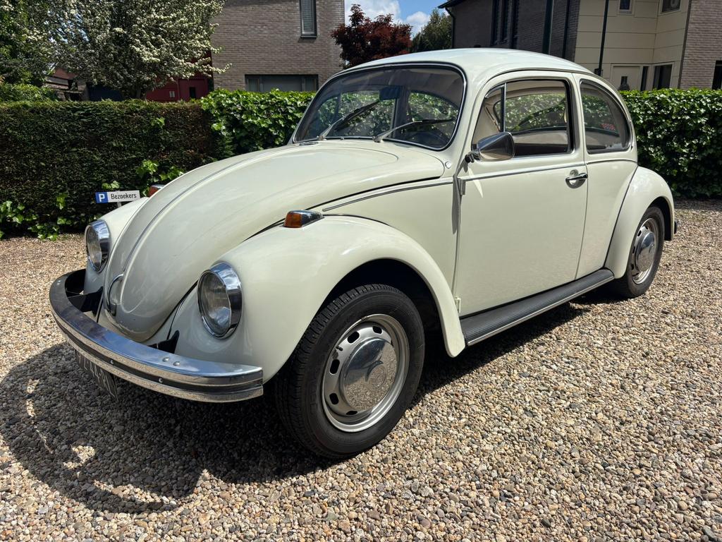 Volkswagen 1300 1.3 1971 1E Eigenaar, Auto's, 4 cilinders, Wit, Origineel Nederlands, Bedrijf