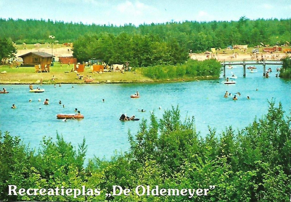 Rheezerveen- -Recr.plas De Oldemeyer., Verzenden, 1940 tot 1960, Ongelopen, Overijssel