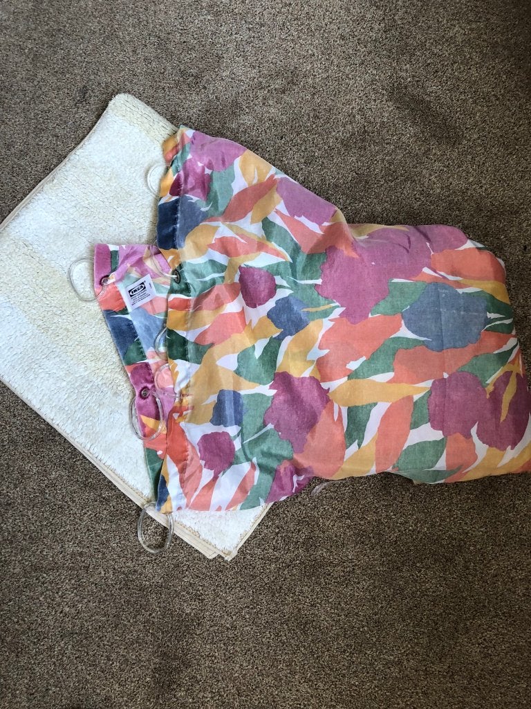 Te koop doucheset.(z.g.a.n.)., Huis en Inrichting, Badkamer | Badtextiel en Accessoires, Ophalen of Verzenden, Zo goed als nieuw