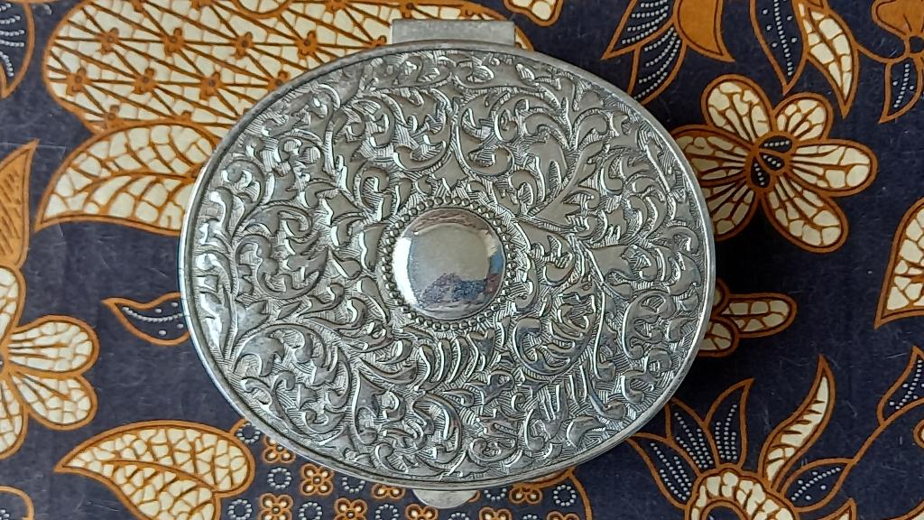 Mooie grote oude silverplate sieradendoos uit Engeland., Ophalen of Verzenden