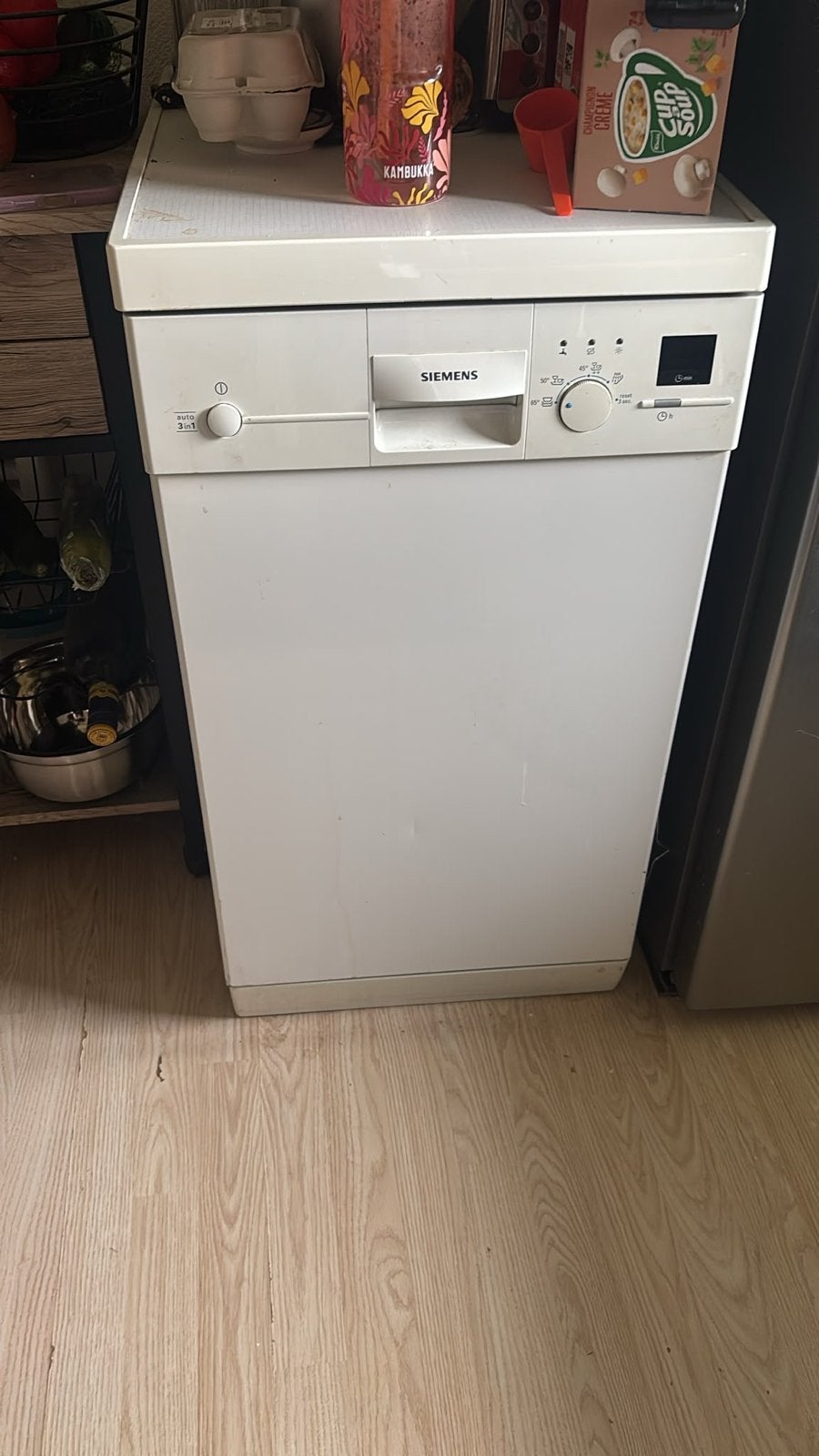 Goedwerkende Siemens vaatwasser 45 cm, Witgoed en Apparatuur, Ophalen, Gebruikt, Vrijstaand, 45 tot 60 cm
