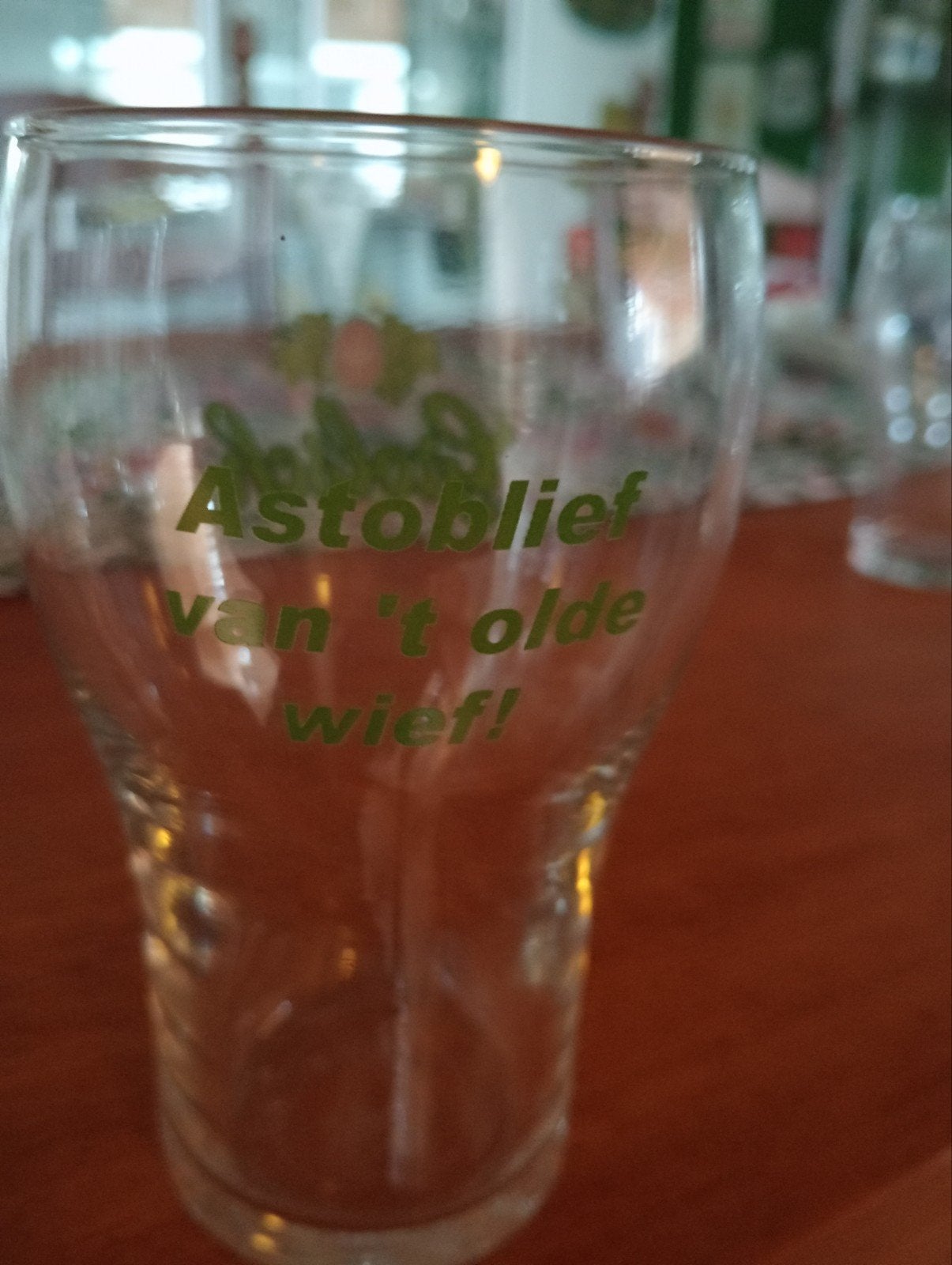 grolsch glas dubbeldruk, Verzamelen, Ophalen of Verzenden, Nieuw, Bierglas
