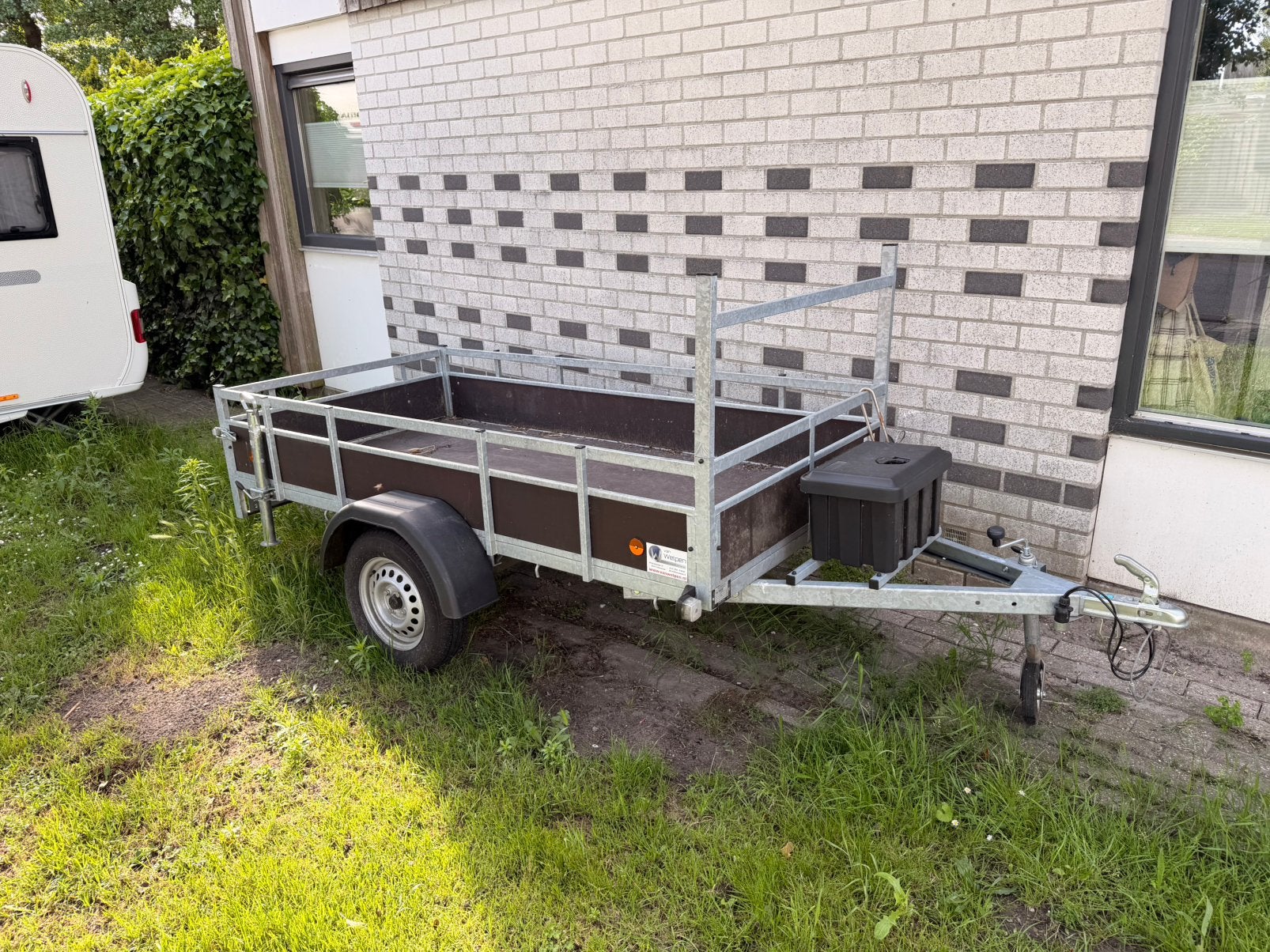 ROWE 260 bakwagen 1050 kg + koprek + disselkist +accessoires, Ophalen, Zo goed als nieuw