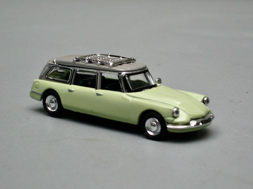 Citroen ID 19 Break 1961 Anijs (Absinth) Norev H0 1:87, Ophalen of Verzenden, Nieuw, Auto, Overige merken