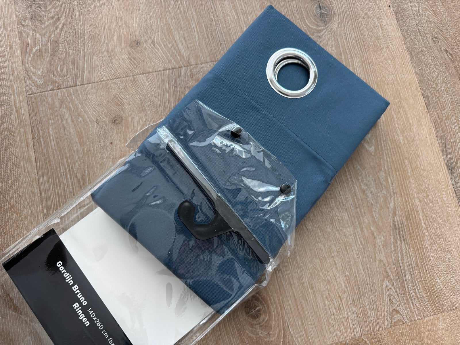 Nieuw Gordijn Bruno 140x260 cm (bxh) - Donkerblauw, Met ringen, Kwantum, Blauw, Nieuw