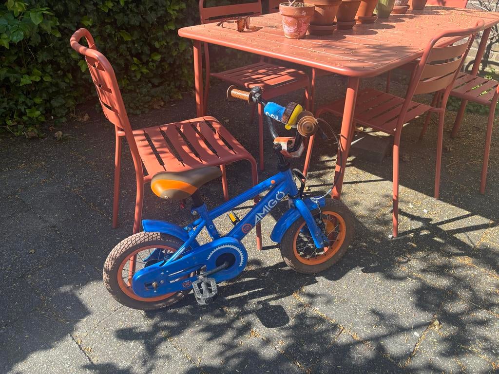 Amigo kinderfiets - Ideaal om te leren fietsen!, Fietsen en Brommers, Fietsen | Kinderfietsjes, Ophalen, Gebruikt, Terugtraprem