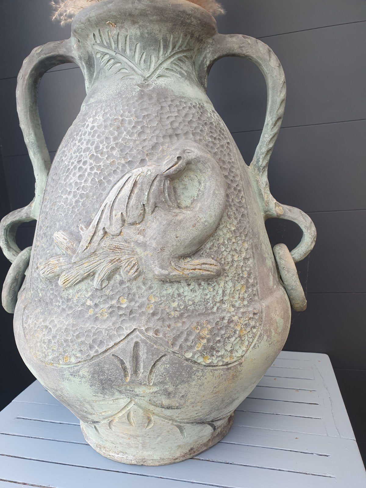 antiek pot, Ophalen