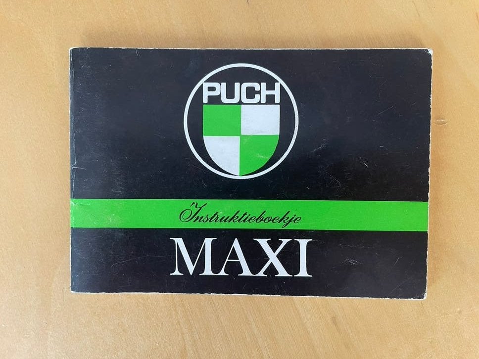 Puch maxi  instructieboekje, Ophalen of Verzenden, Zo goed als nieuw