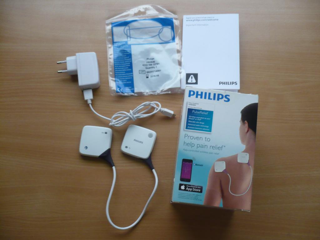 Philips PulseRelief Draadloze elektrotherapie PR3840, Ophalen, Zo goed als nieuw