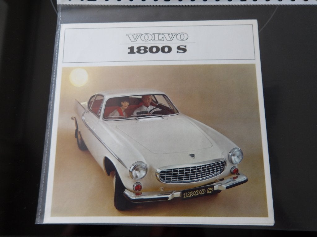 Volvo 1800 S brochure / folder, Volvo, Zo goed als nieuw, Volvo, Ophalen of Verzenden