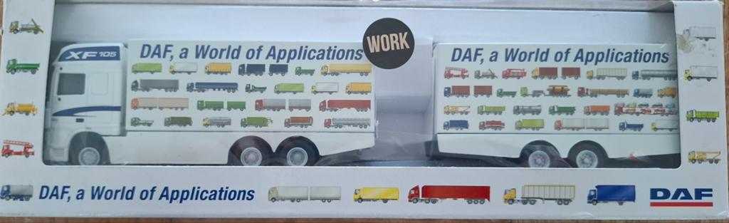 DAF XF 105 Promotoys vrachtwagen met oplegger, 1:50 of kleiner, Nieuw, Truck, Ophalen