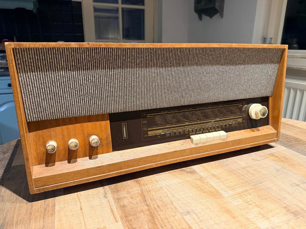 Vintage DDR Buizenradio - Decoratief met FM, Ophalen, Gebruikt, Radio