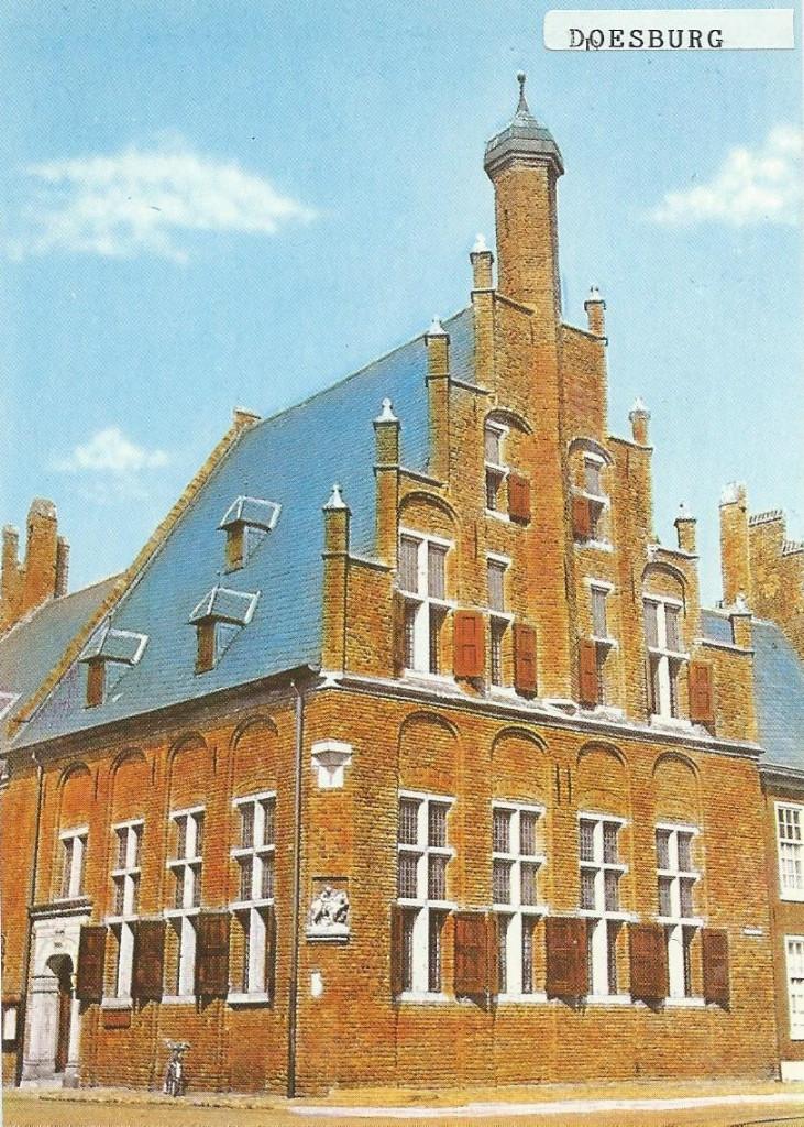 Ansichtkaart DOESBURG   Stadhuis, Verzenden, 1980 tot heden, Gelopen, Gelderland