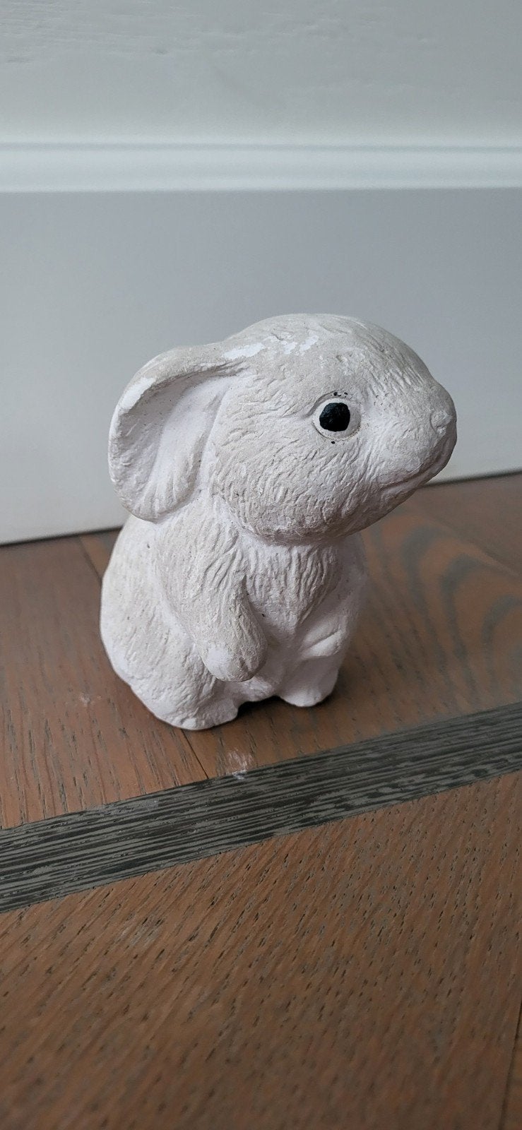 Gipsen Konijntje - 10 cm paashaas, Ophalen of Verzenden, Gebruikt, Dier